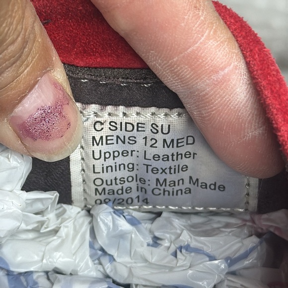 (E2) Kenneth Cole New York Men's C Side Suede Leather Loafer, Red (Size 12 M) - Picture 5 of 12